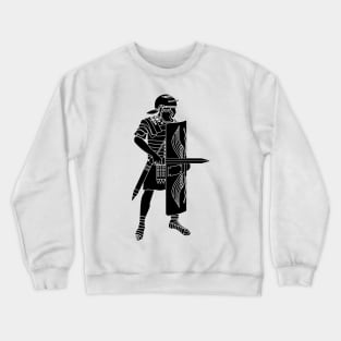 Black Imperial Roman Legionnaire Crewneck Sweatshirt